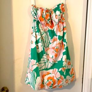 Strapless Lilly Pulitzer sun dress